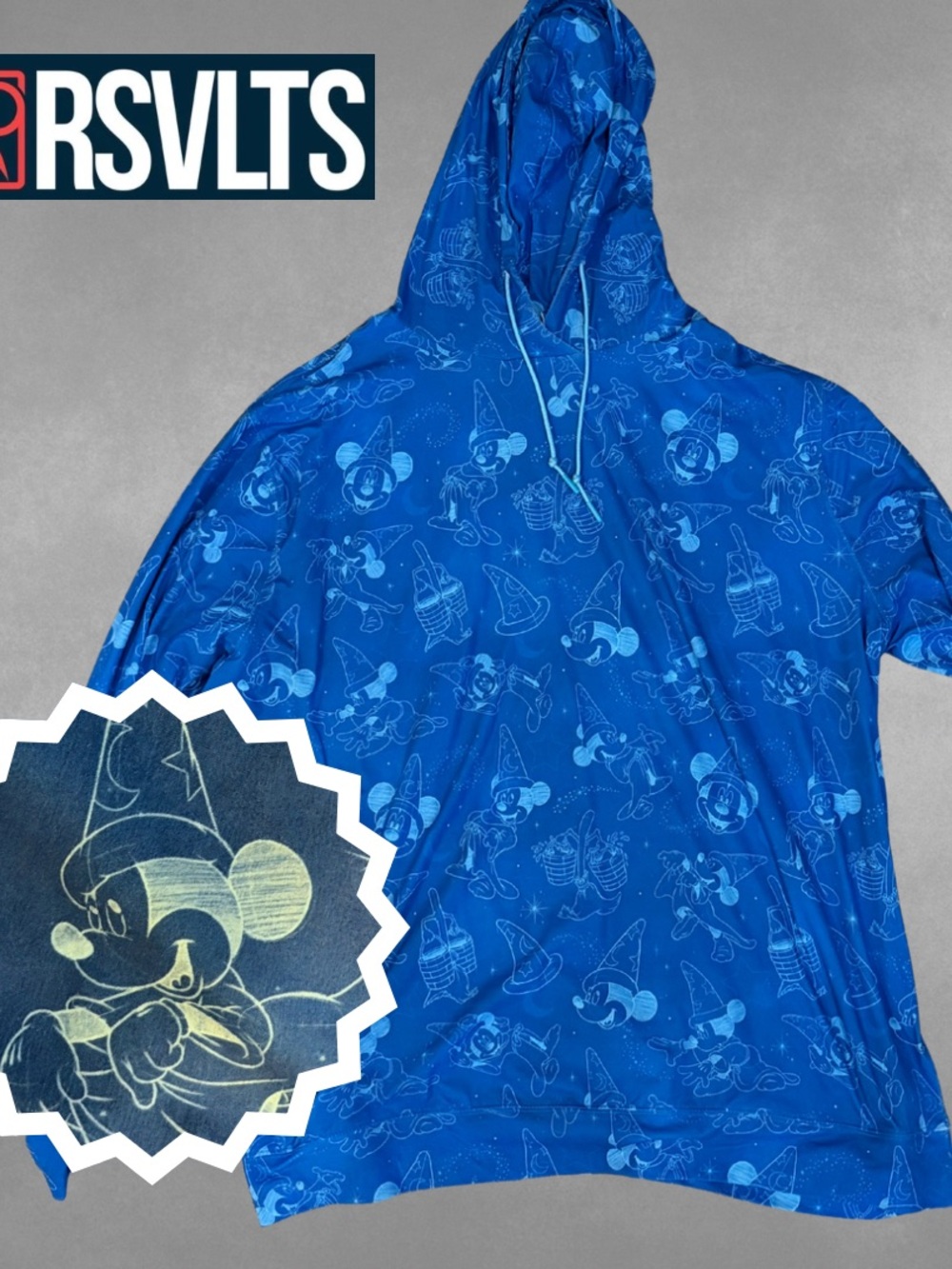 RSVLTS XXL Disney Mickey Mouse performance hoodie